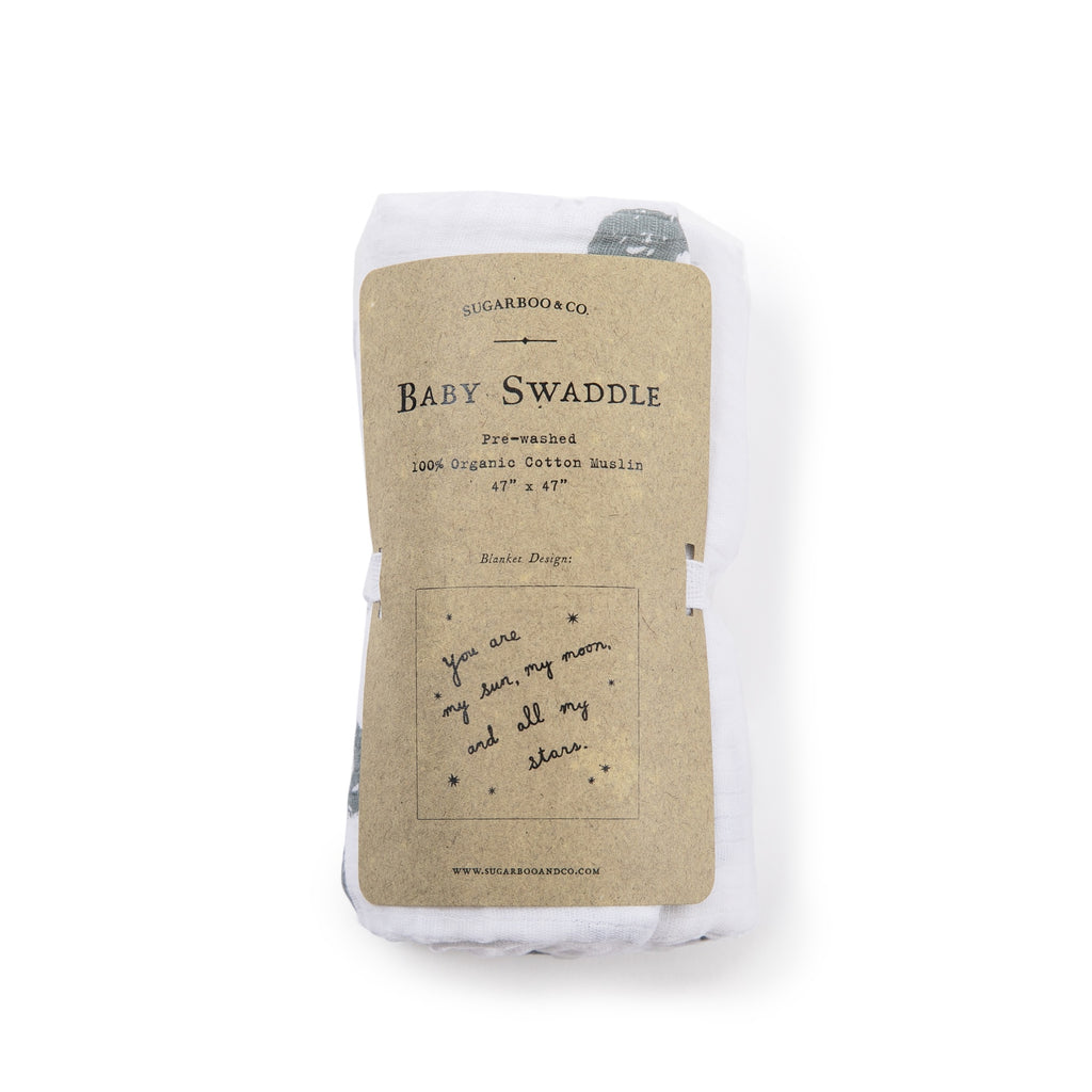My Sun My Moon Swaddle Blanket