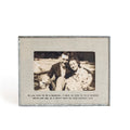 If You Live To Be A Hundred Zinc Linen Frame 8.75x7.5