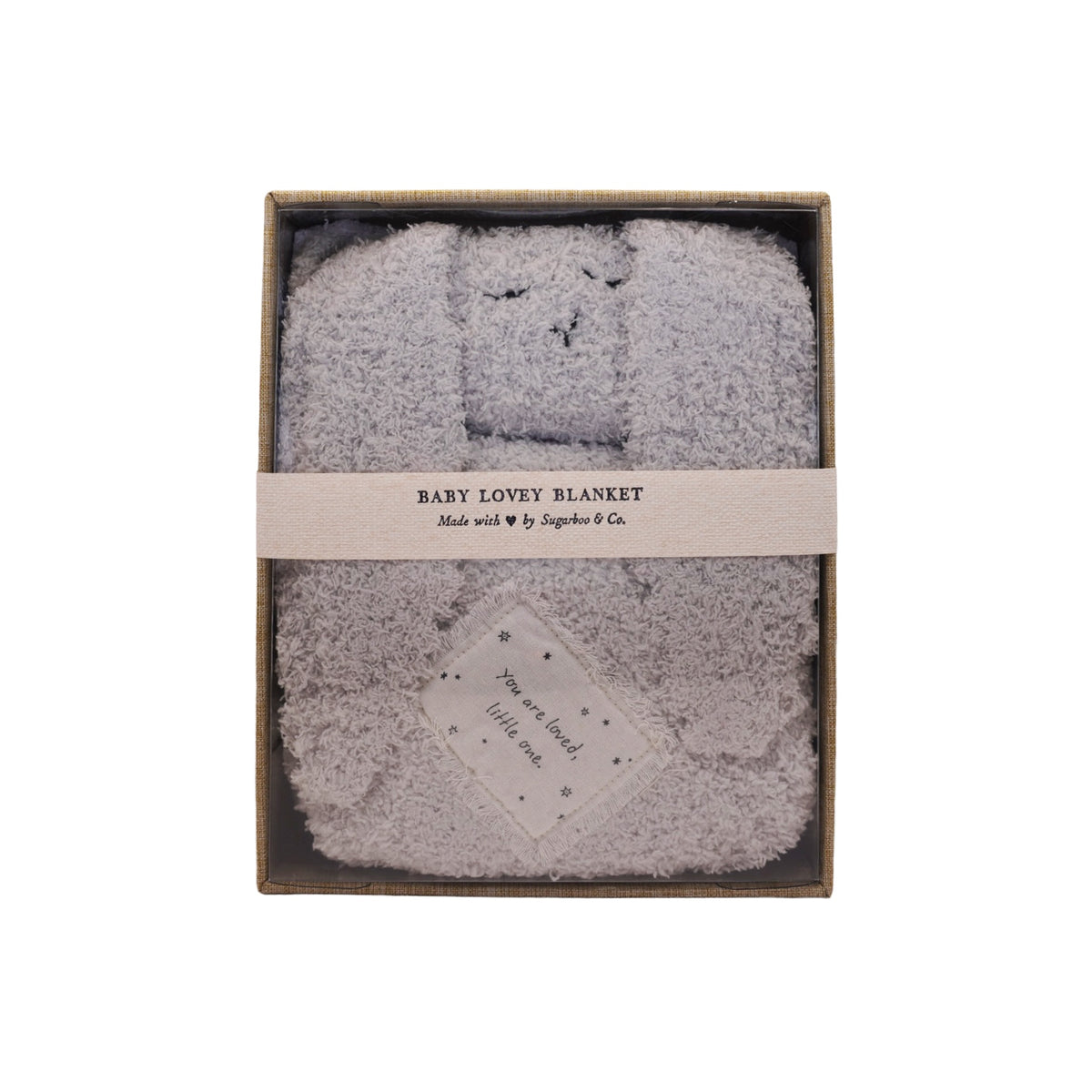 You are loved little one Bunny Baby Lovey Blanket