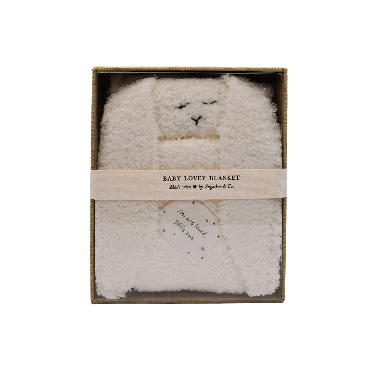 You are loved little one Bunny Baby Lovey Blanket